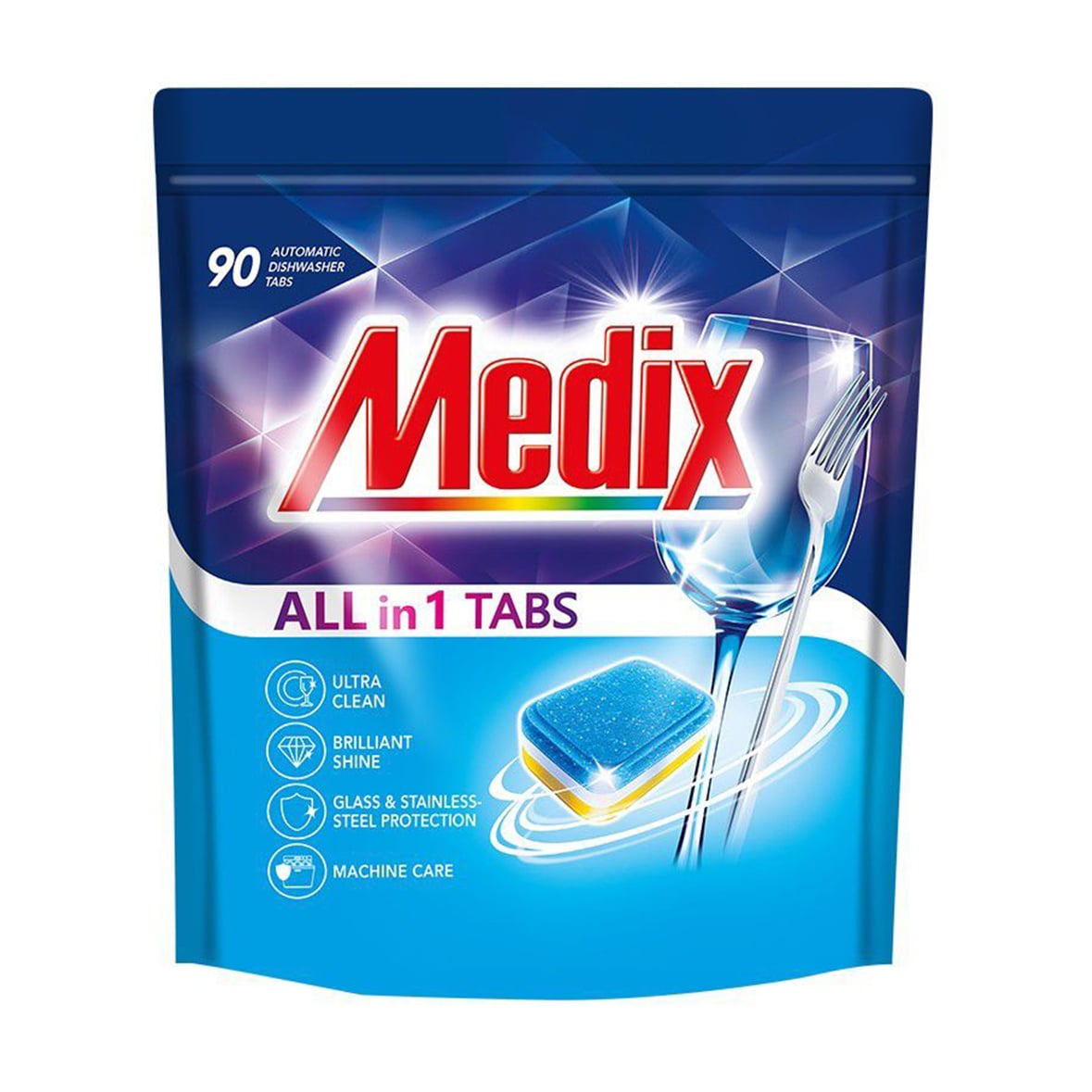 Таблетки для посудомийних машин Medix All In 1, 90 шт